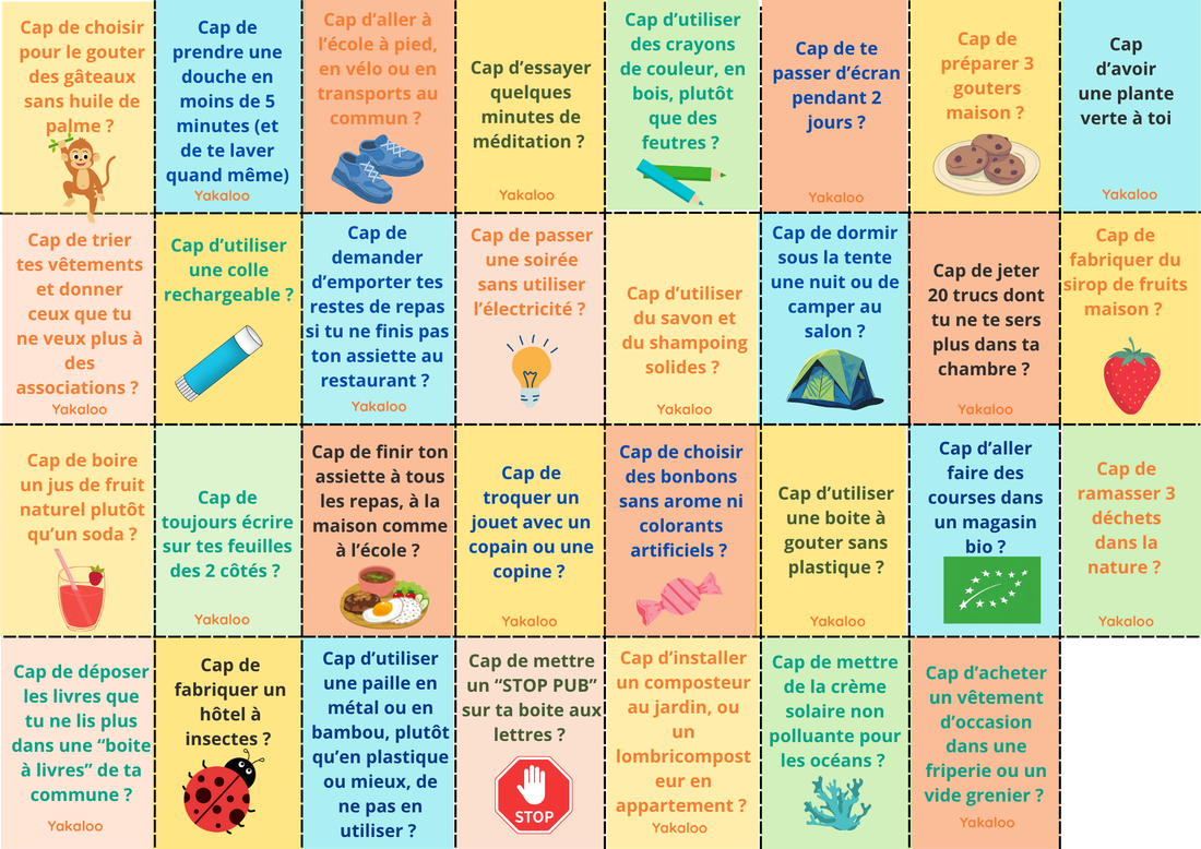 31 défis écologiques pour les enfants